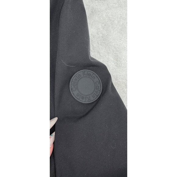 Calvin Klein Womens Black 3-in-1 Hooded Jacket With Zippered Pockets - Picture 6 of 11